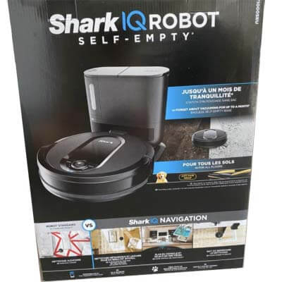 Caja del Shark IQ Robot
